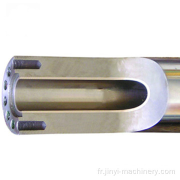 Cylindre à vis en silicone bimétallique chromé pour extrusion